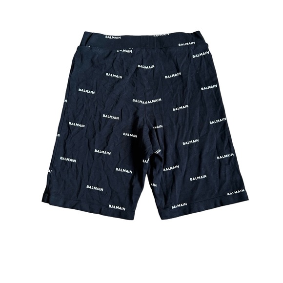 BALMAIN Paris Logo Print Bermuda Shorts - Picture 3 of 5